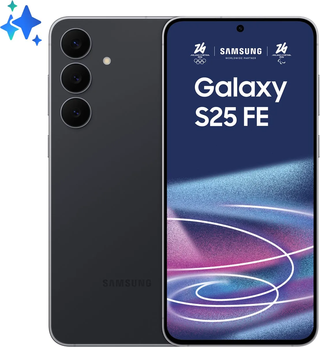 Samsung Galaxy S25 FE 5G SM-S731BZKDEUE - 8GB/128GB - Zwart