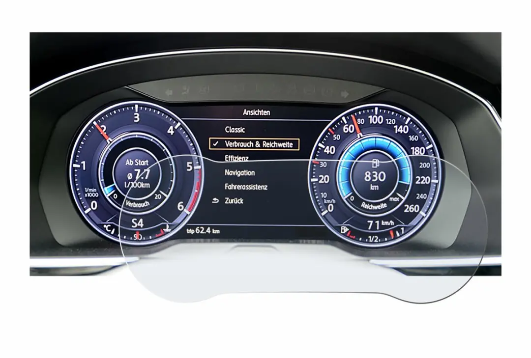 upscreen Screenprotector Volkswagen Tiguan 2017 12.3" - Mat - afbeelding 5 van 6