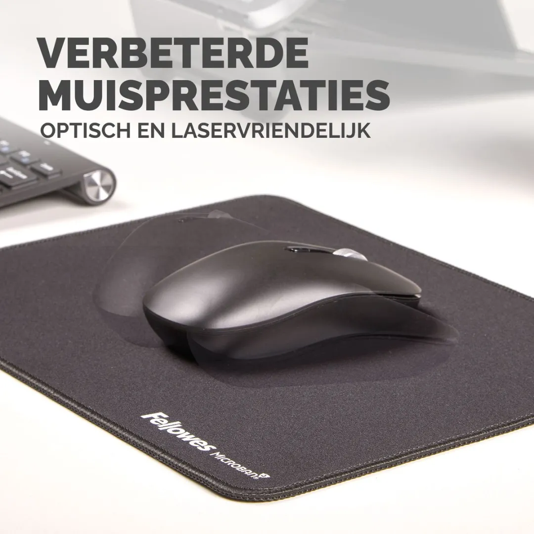 Fellowes Breyta Muismat XL - Zwart