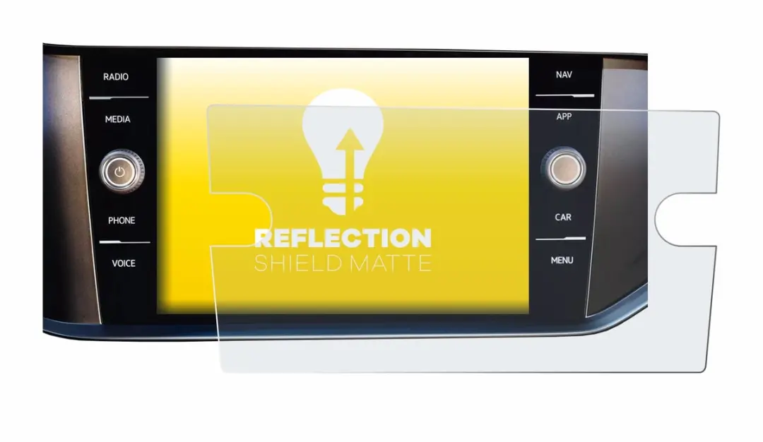upscreen - Screenprotector voor Volkswagen T-Cross 2022 Discover Media 8" - Folie Beschermfolie anti glare matte - afbeelding 5 van 6