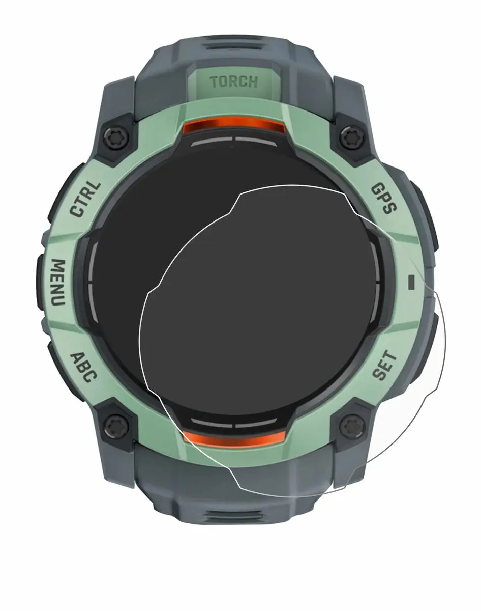 upscreen Garmin Instinct 3 Screenprotector 45mm - afbeelding 5 van 6