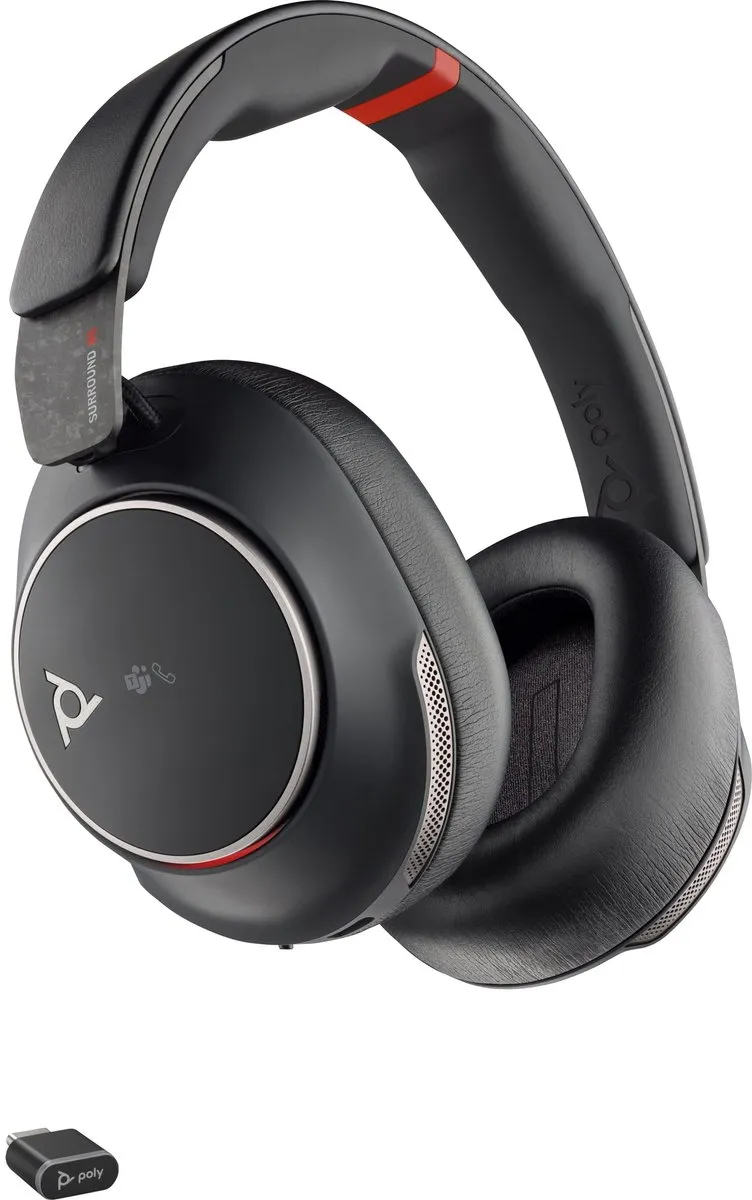 HP Poly – Voyager Surround 85 UC – Headset – Teams – Bluetooth 5.3