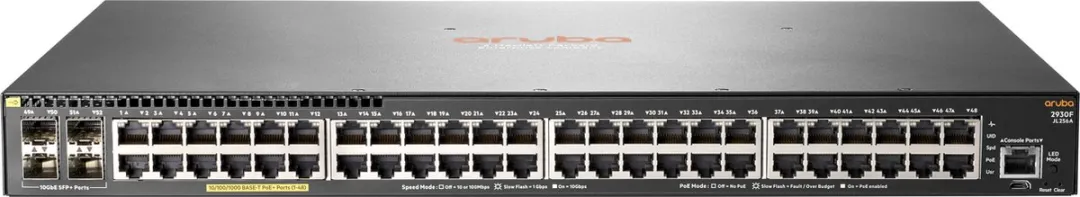 Cisco Aruba 2930F JL256A Managed Switch