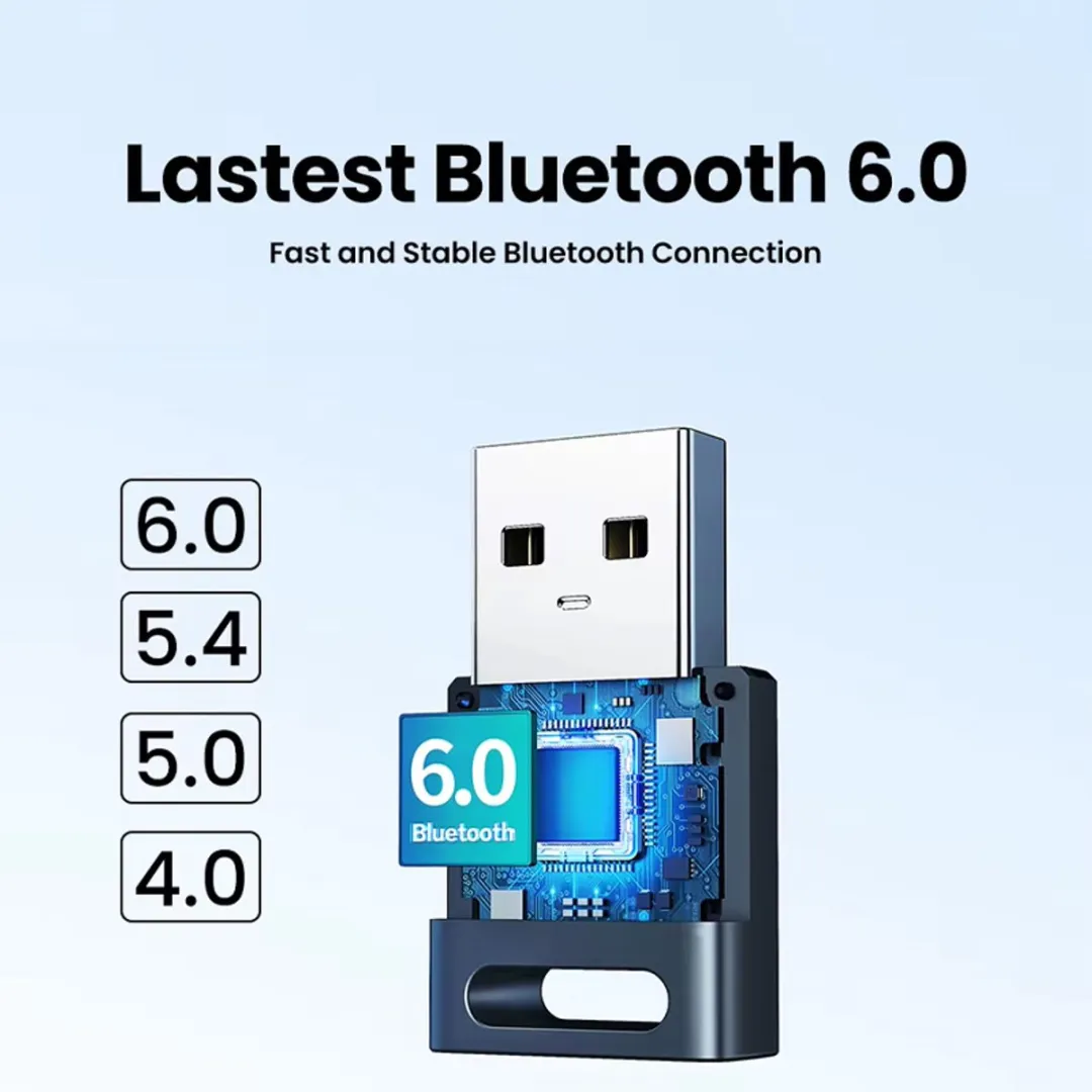 RedParrot B6 Bluetooth 6.0 USB Adapter - Zwart