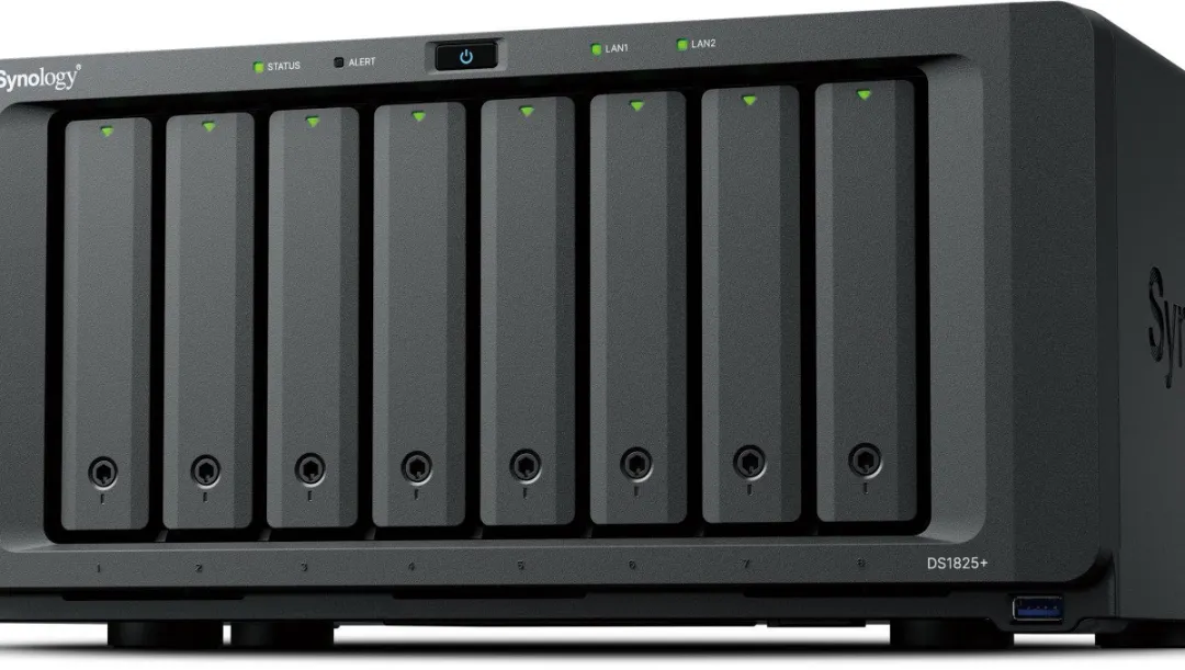 Synology DS1825+ NAS - 8GB RAM - Zwart