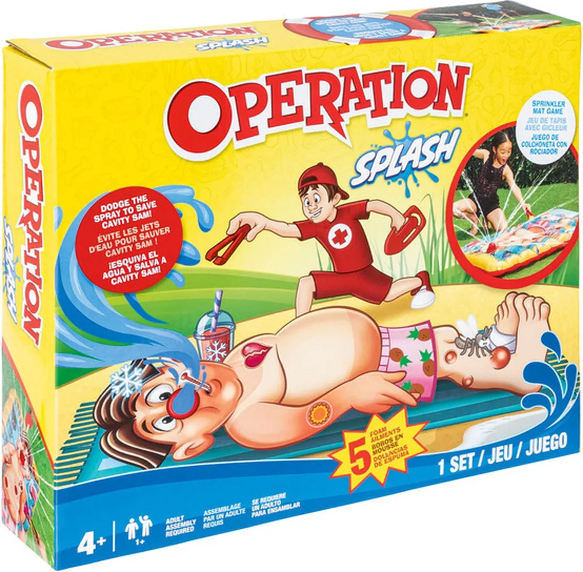 Hasbro Dr. Bibber Operation Splash Game