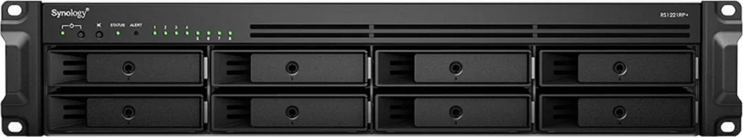 Synology RackStation RS1221RP+ - NAS Server - 2U Rackmount - AMD Ryzen - 4GB ECC RAM - Redundante Voeding
