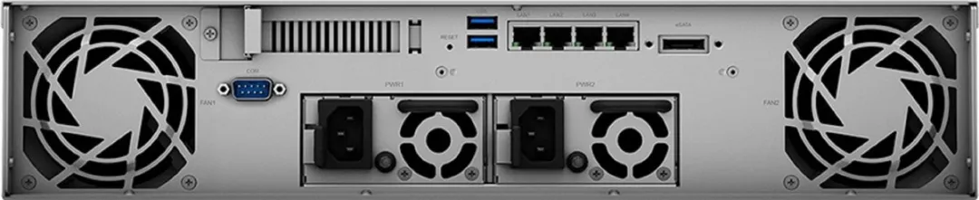 Synology RackStation RS1221RP+ - NAS Server - 2U Rackmount - AMD Ryzen - 4GB ECC RAM - Redundante Voeding