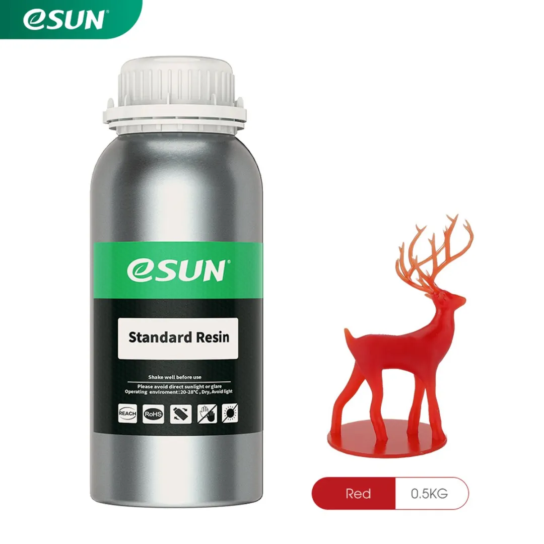 ESUN eResin Standard Resin Rood 0.5kg