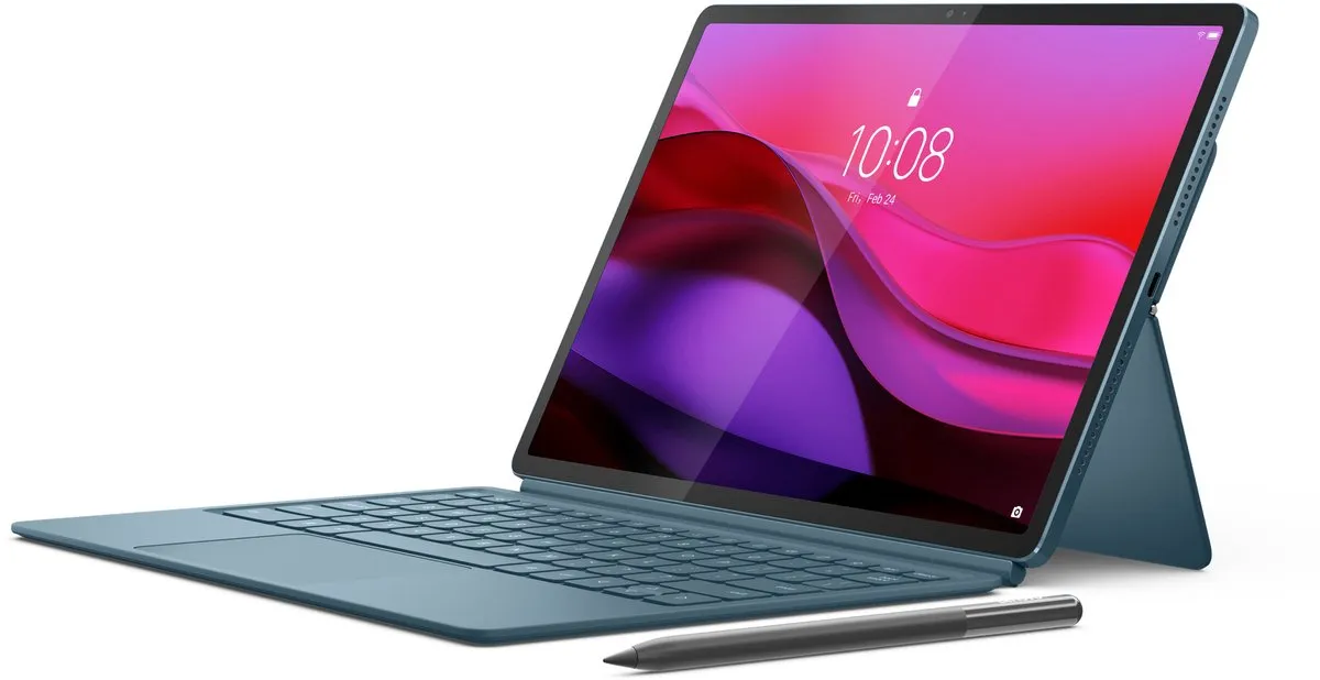 Lenovo Yoga Tab Plus ZAEG0022PL Tablet - 12.7" - 16GB/256GB - Tidal Teal - afbeelding 6 van 6