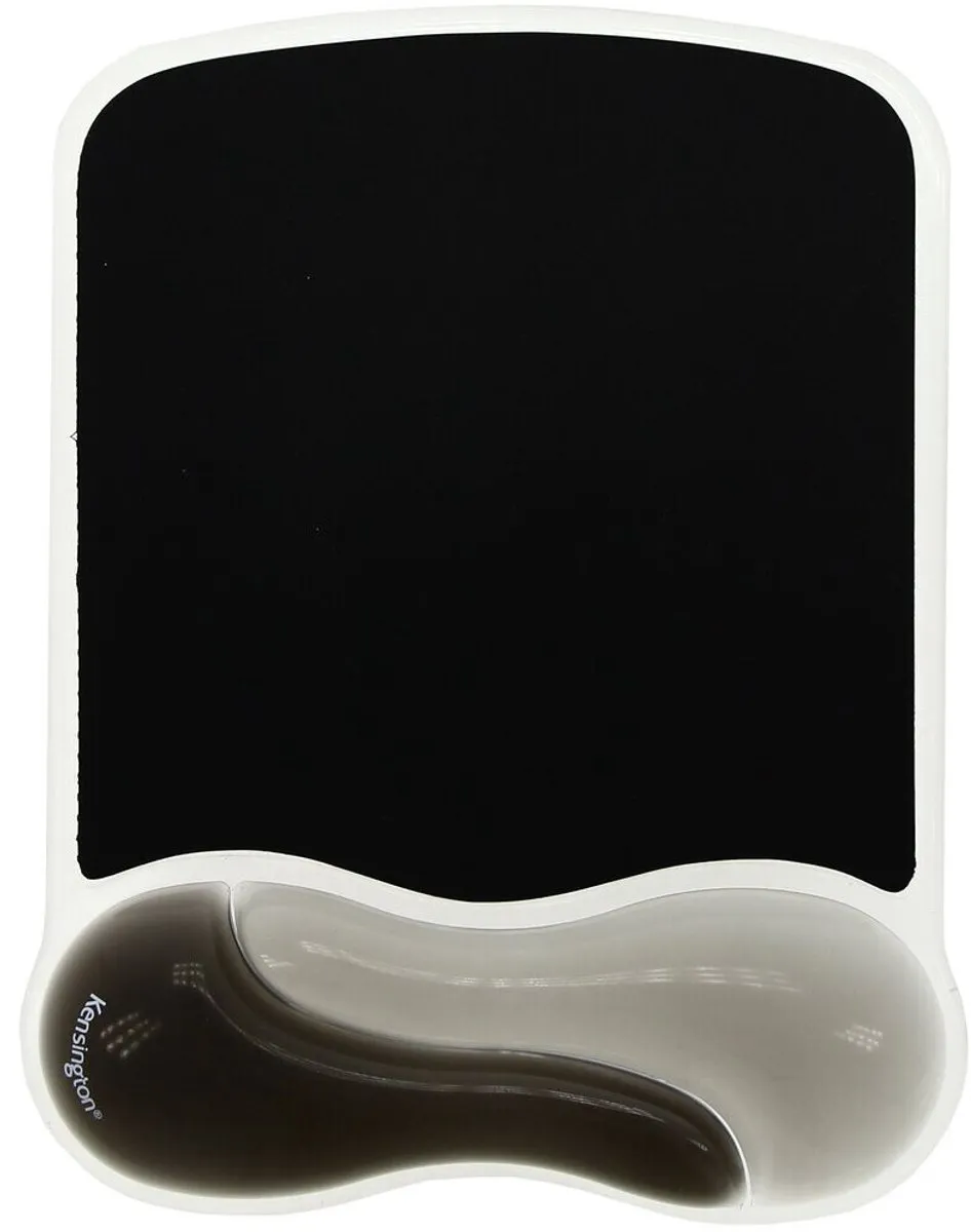 Kensington Duo Gel Ergonomische Muismat Met Polssteun - Zwart/Smoke