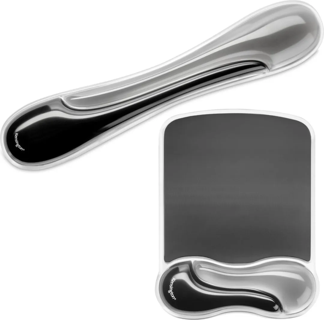 Leitz Kensington Duo Gel Ergonomische Muismat - Zwart/Smoke - afbeelding 6 van 6