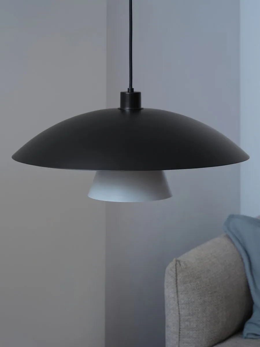 Osram Decor Vliegende Paddenstoel Hanglamp E27 - 500mm - Zwart/Wit
