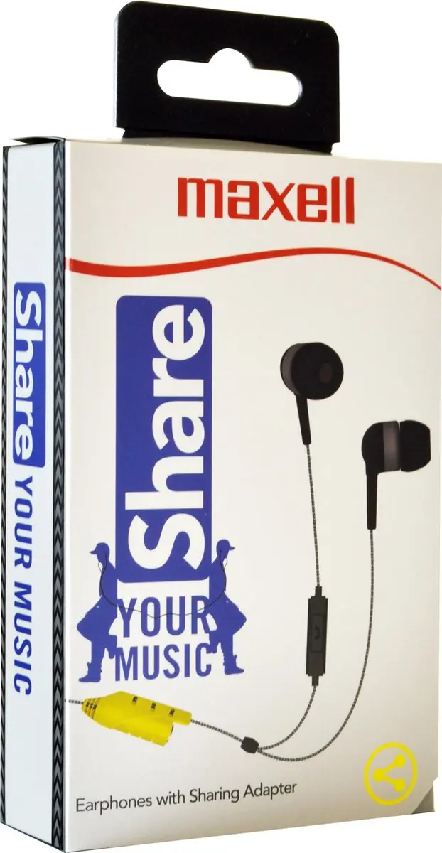 Maxell EB-Share In-Ear Grijs