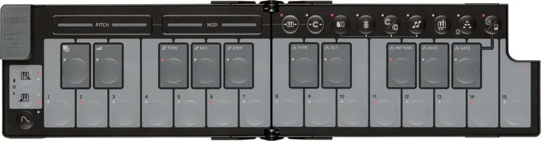 Korg nanoKEY Fold SYN0009144-000 MIDI-keyboard
