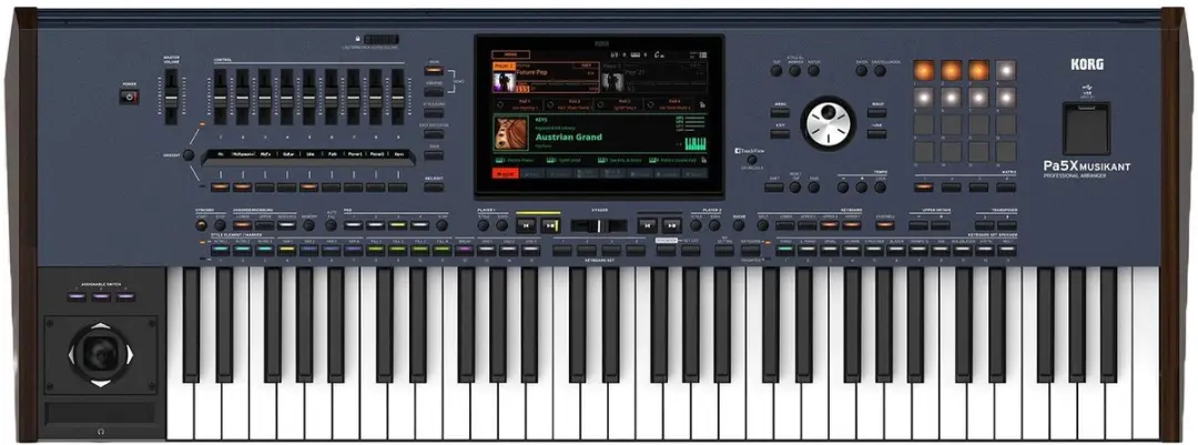 Korg Pa5X 61 MUSIKANT Arranger Keyboard met Aftertouch en Interface