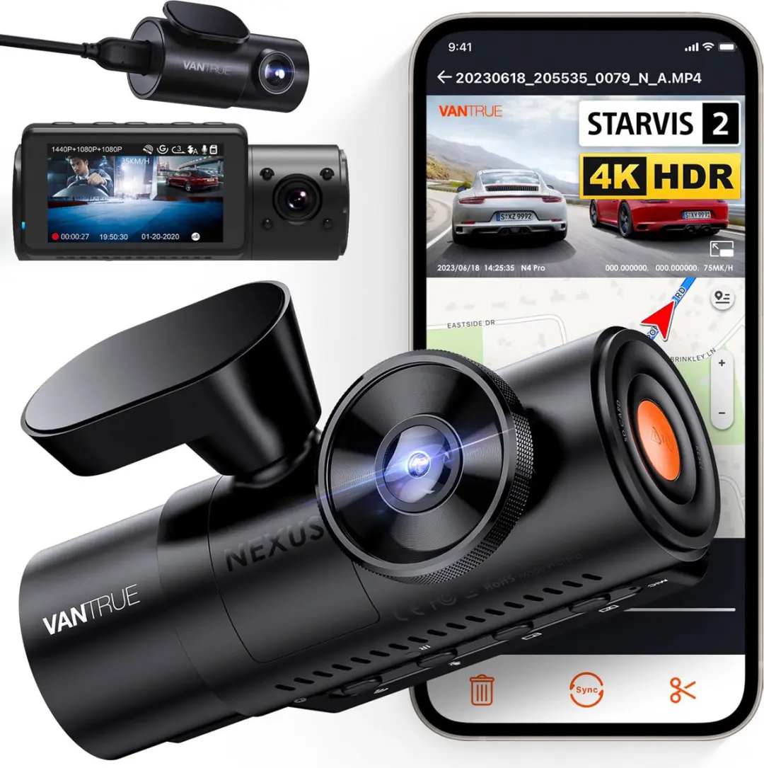 Vantrue N4 Pro Triple 3CH dashcam