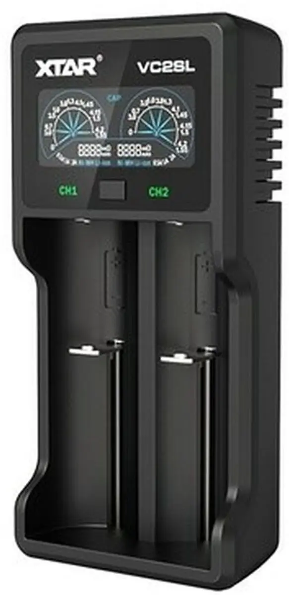 Xtar VC2SL Acculader - Zwart - afbeelding 4 van 6