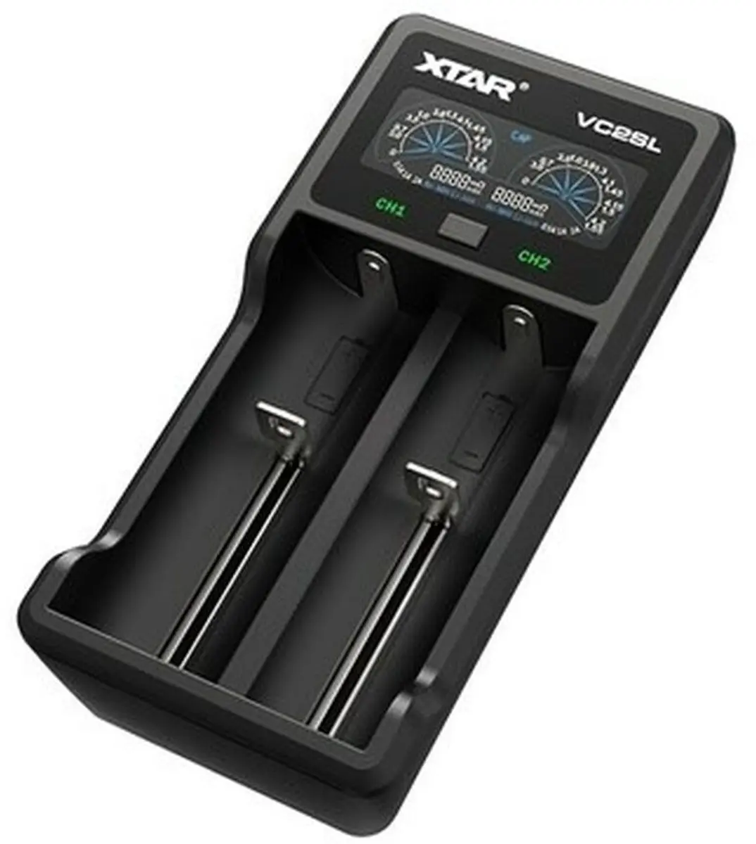 Xtar VC2SL Acculader - Zwart - afbeelding 5 van 6