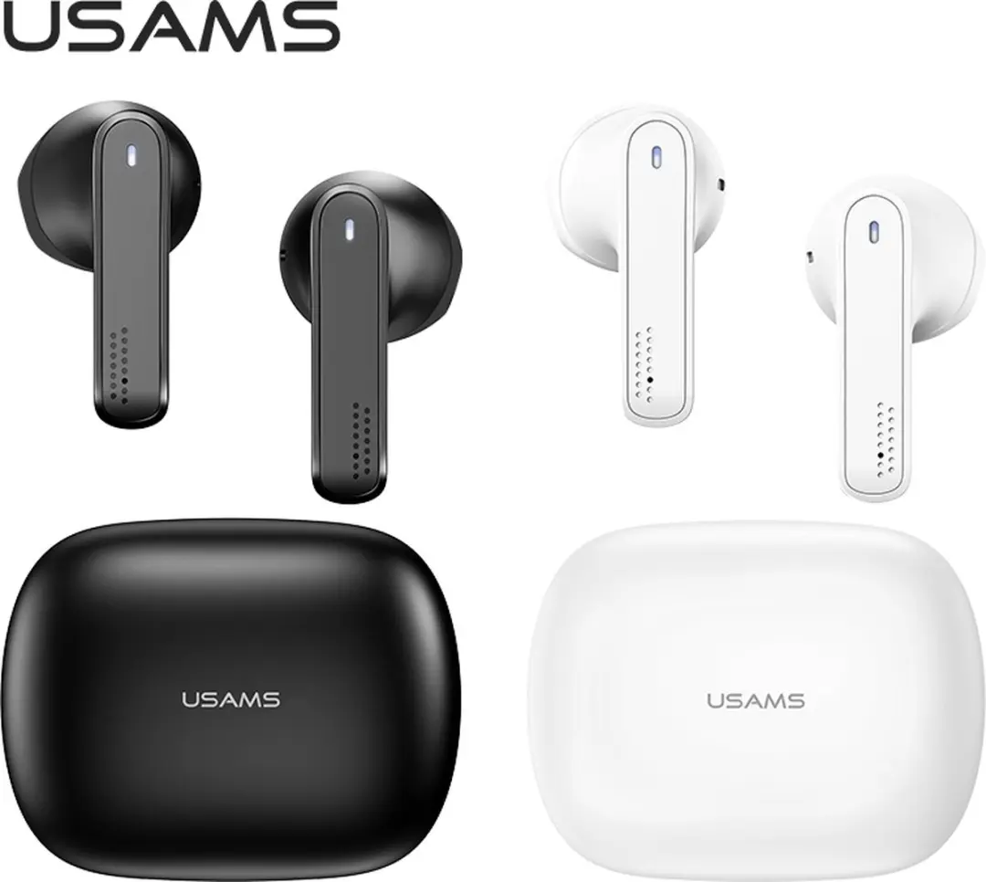 USAMS SM Serie SM001 Draadloze Koptelefoon - Wit - afbeelding 5 van 6