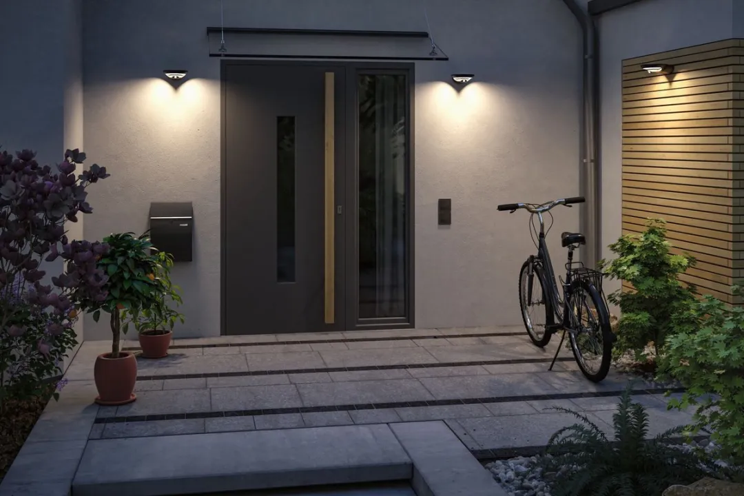 Paulmann Bordola Solar LED Wandarmatuur Antraciet - 3000K 3,5W