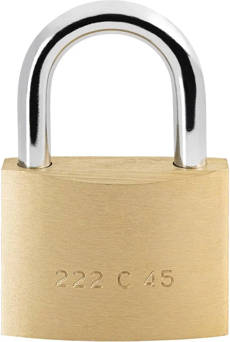 Burg-Wächter 3061 Hangslot 45mm - Messing - afbeelding 3 van 3