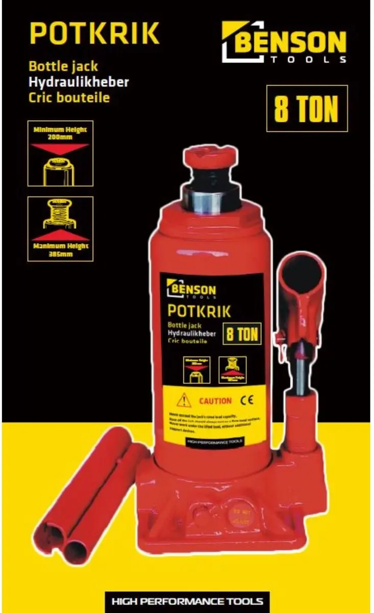 Benson Potkrik 8 ton - Hefbereik 200-385mm - afbeelding 6 van 6