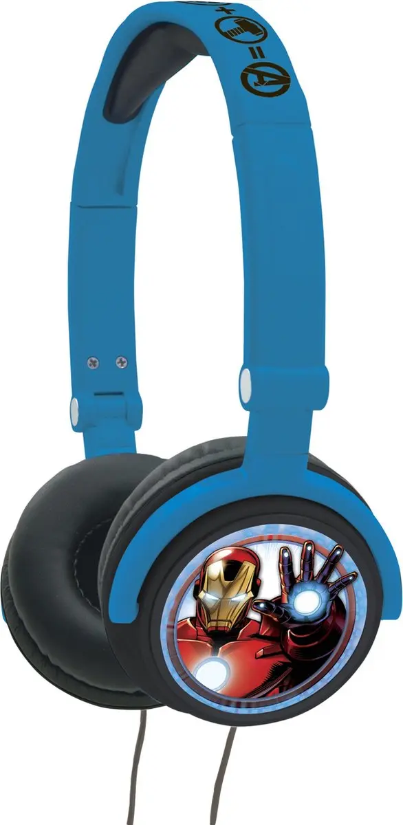 Lexibook Avengers HP010AV Koptelefoon - Bedraad - Blauw - afbeelding 5 van 6