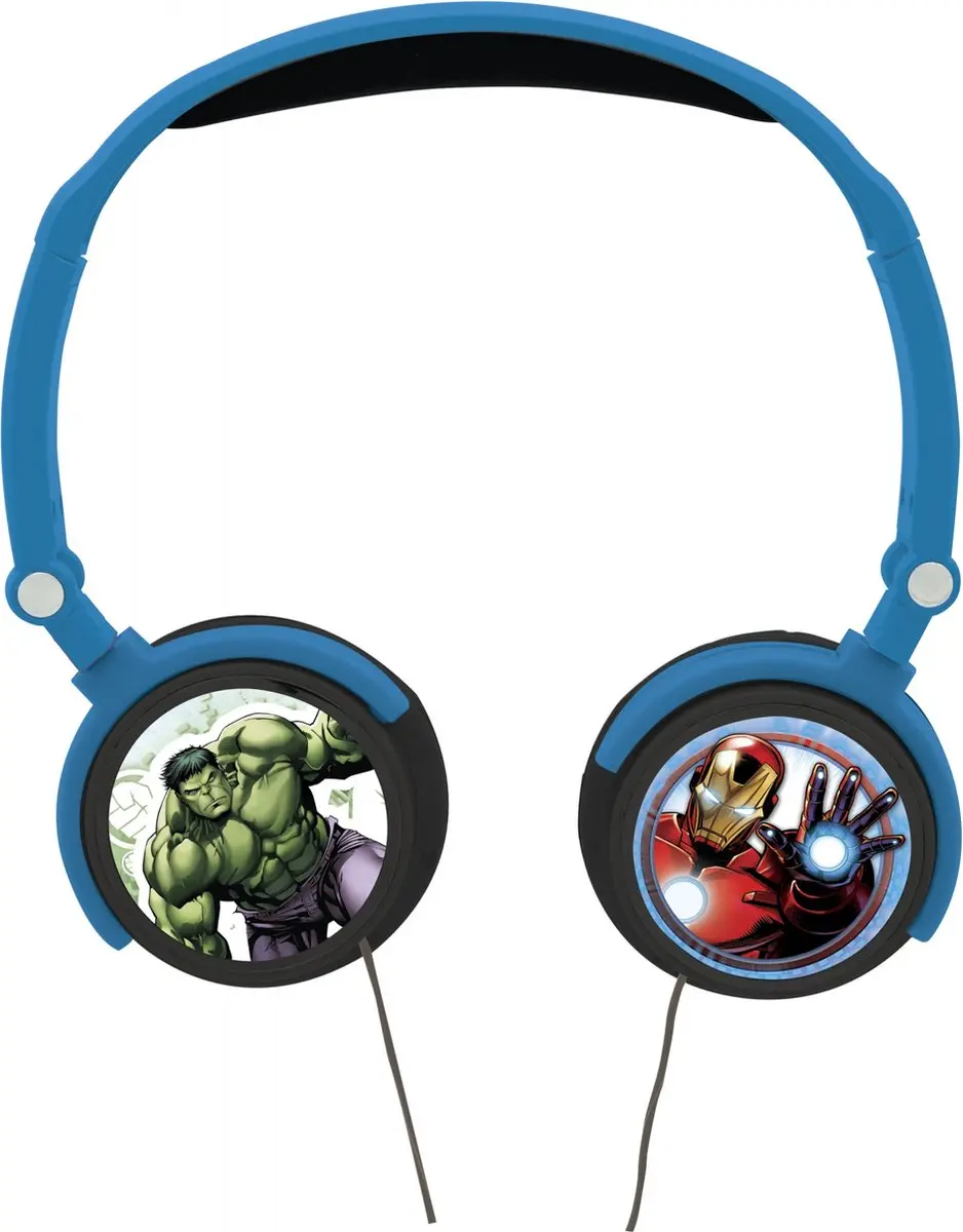 Lexibook Avengers HP010AV Koptelefoon - Bedraad - Blauw - afbeelding 3 van 6