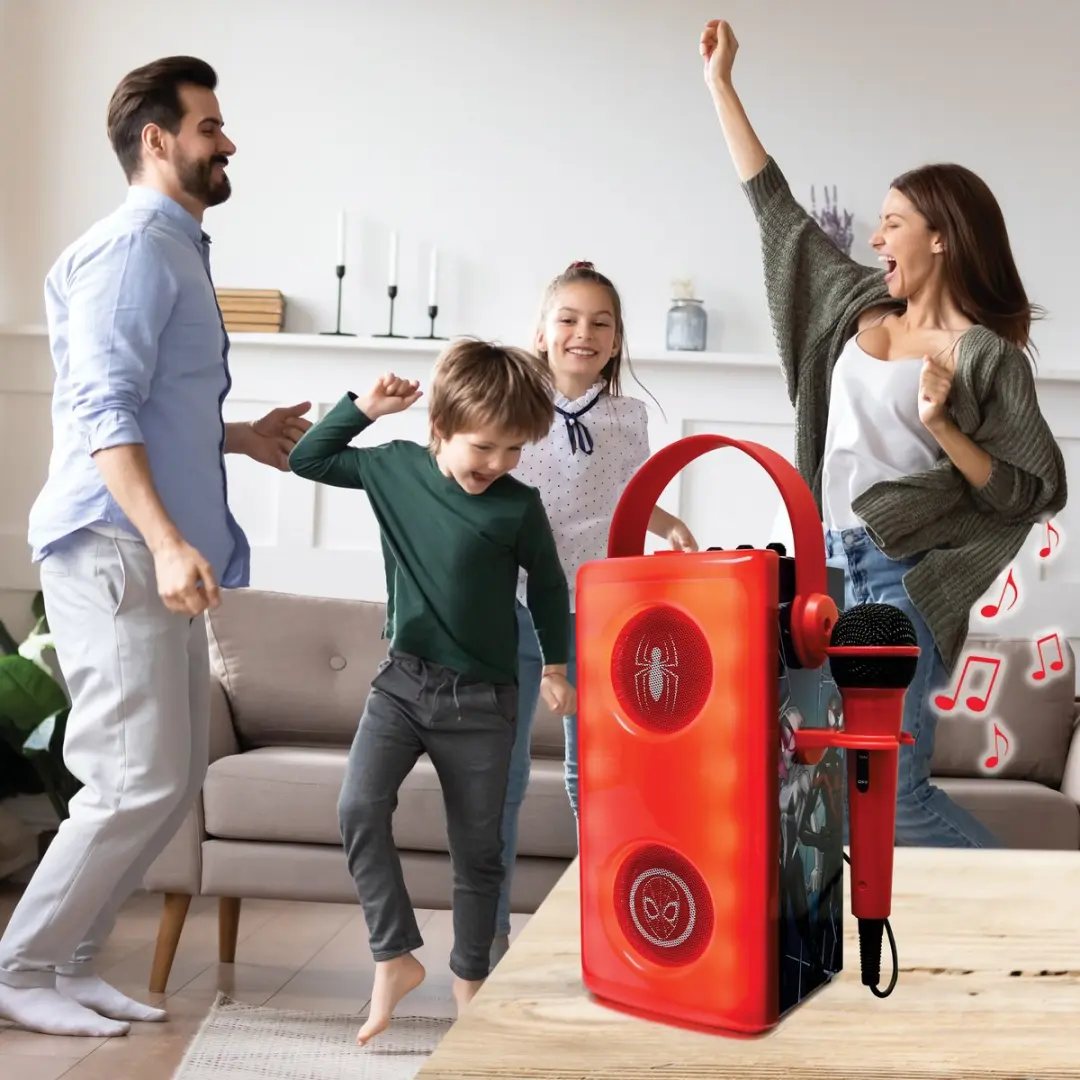 Lexibook Spider-Man BTP185SPZ Bluetooth Luidspreker - Rood - afbeelding 3 van 6