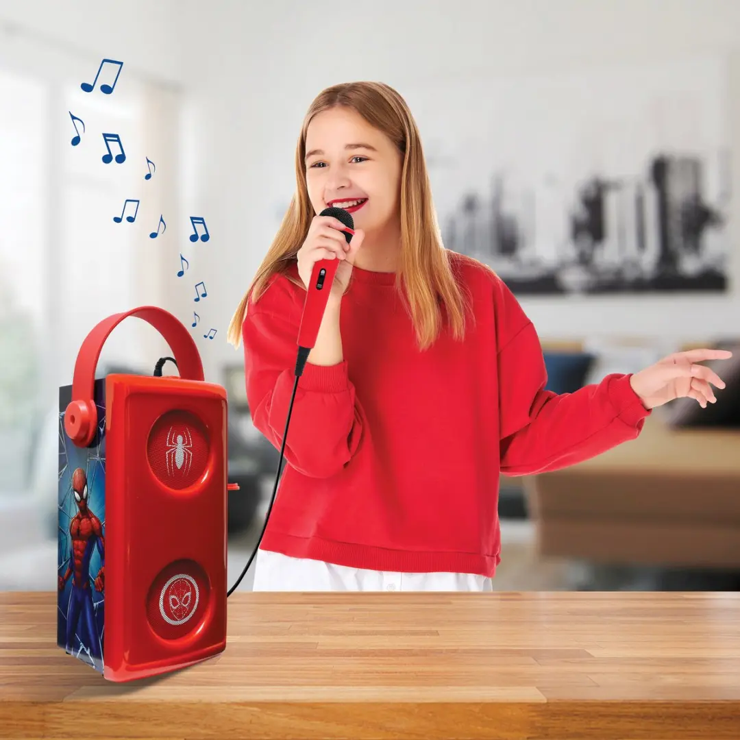 Lexibook Spider-Man BTP185SPZ Bluetooth Luidspreker - Rood - afbeelding 2 van 6