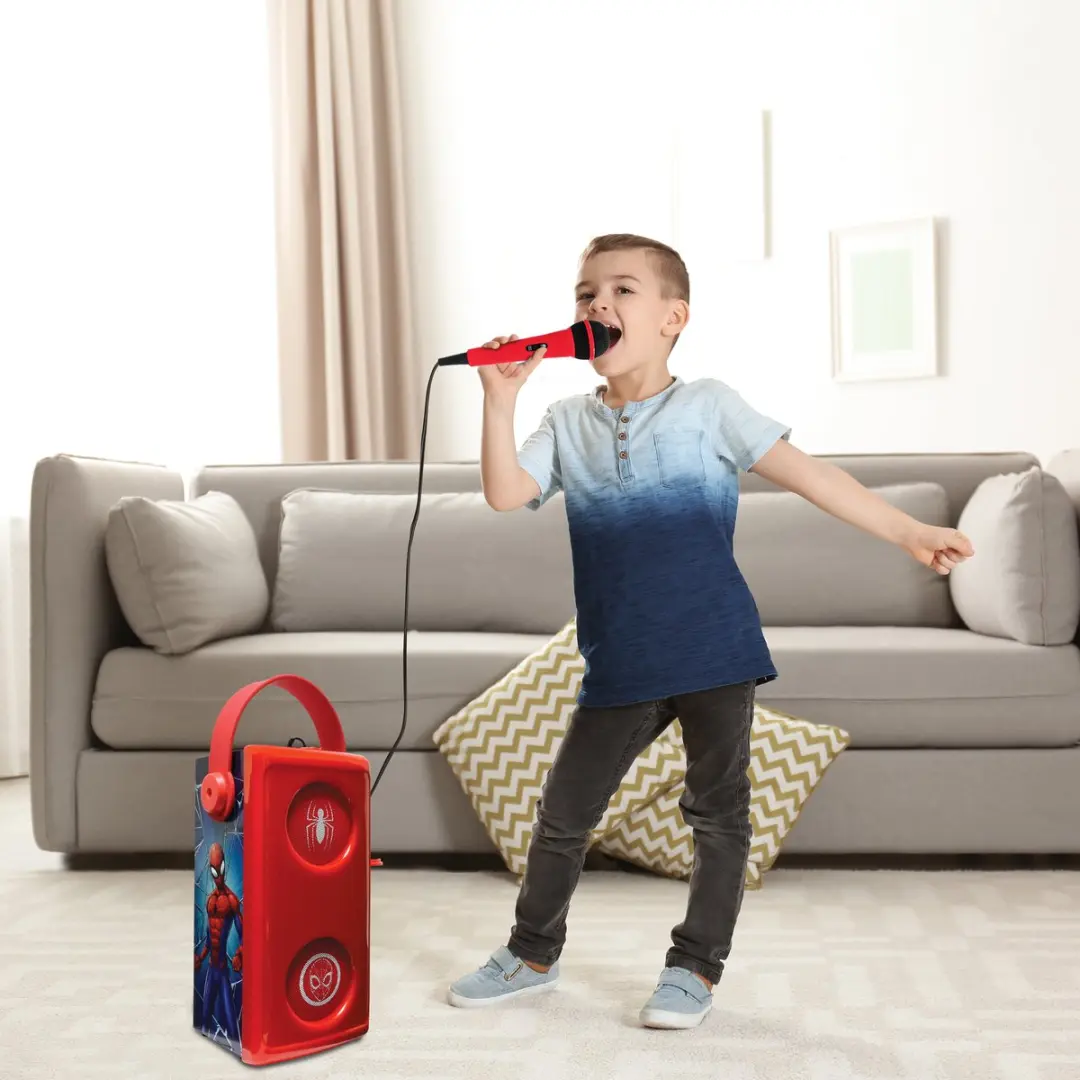 Lexibook Spider-Man BTP185SPZ Bluetooth Luidspreker - Rood - afbeelding 4 van 6