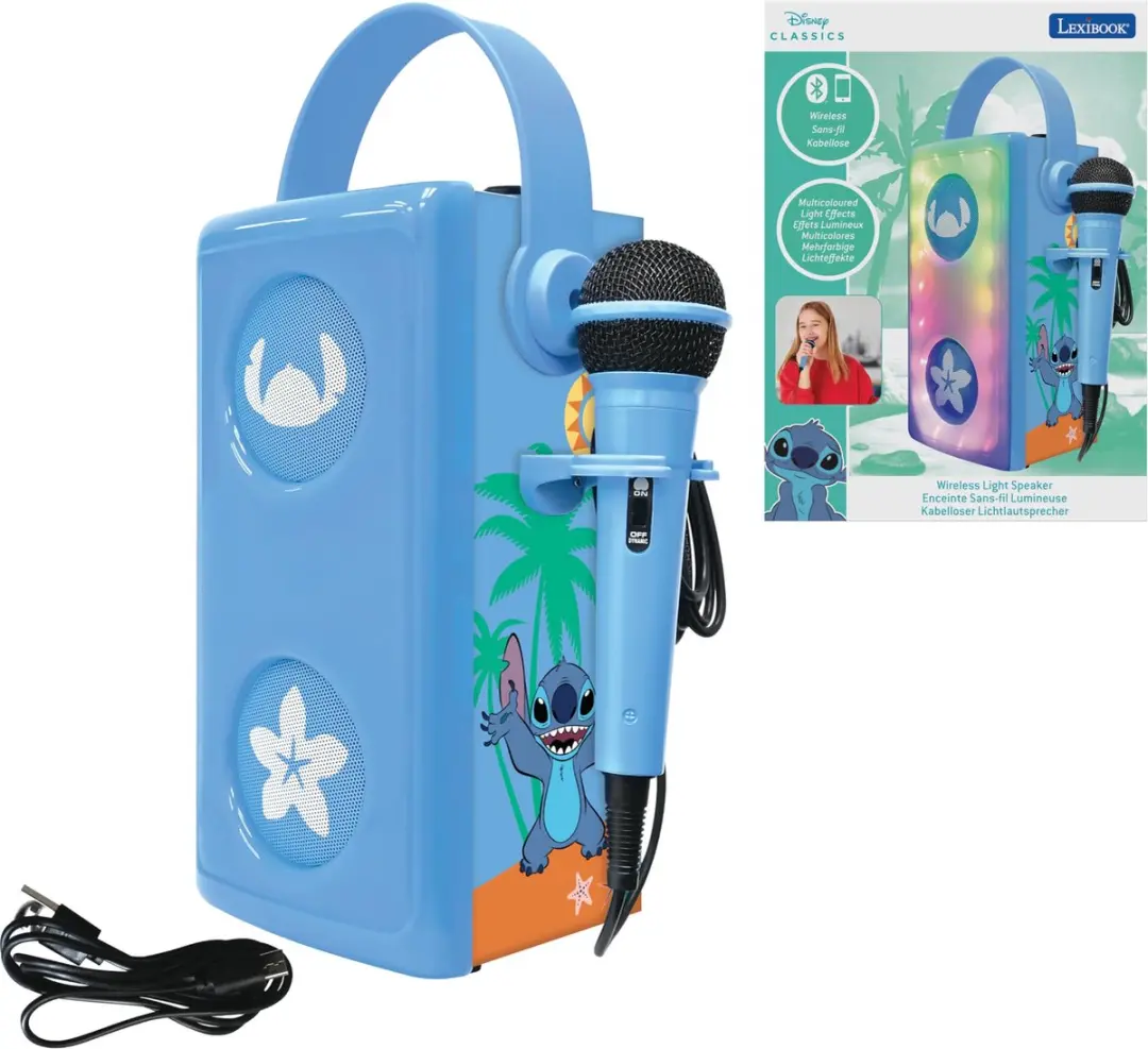 Lexibook Stitch BTP185DZ Bluetooth Luidspreker - Blauw - afbeelding 4 van 6