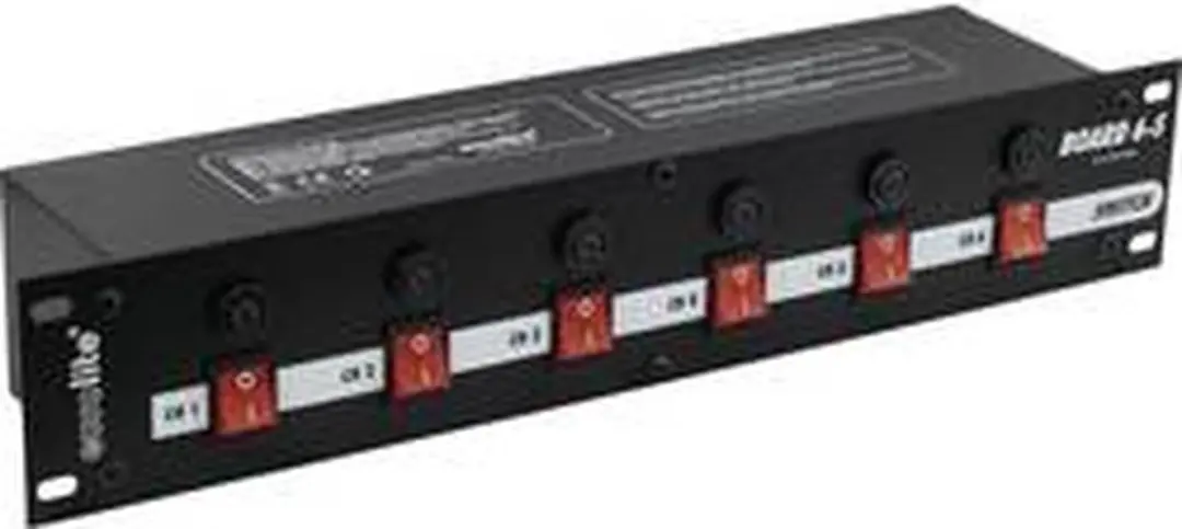 Eurolite 590331 Stroomverdeler 19 inch 6-voudig 2 HE