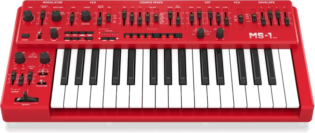 Behringer MS-1 MkII RD Analoge Synthesizer - afbeelding 2 van 6
