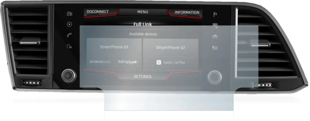 upscreen Screenprotector Seat Ateca 2020 Media System 6.5" - afbeelding 5 van 6