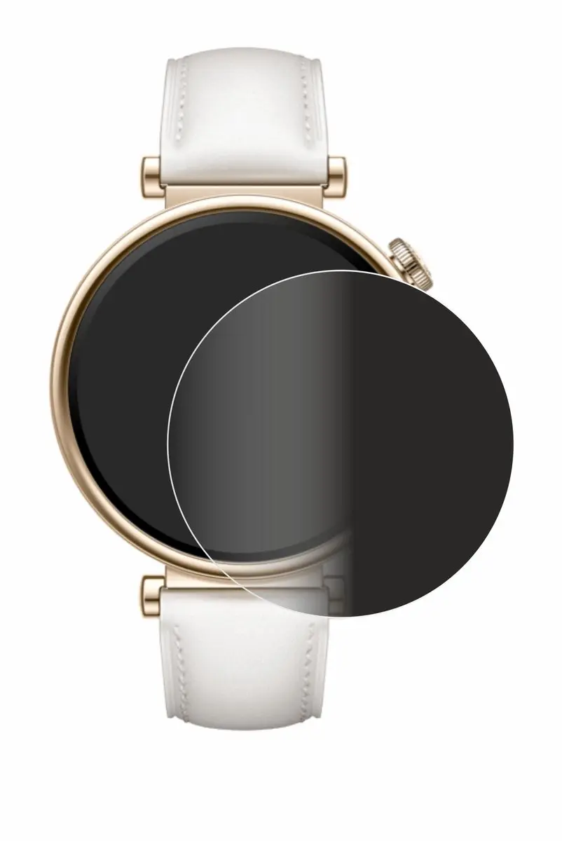 upscreen Privacy Screenprotector Huawei Watch GT 4 41mm - Transparant - afbeelding 5 van 6