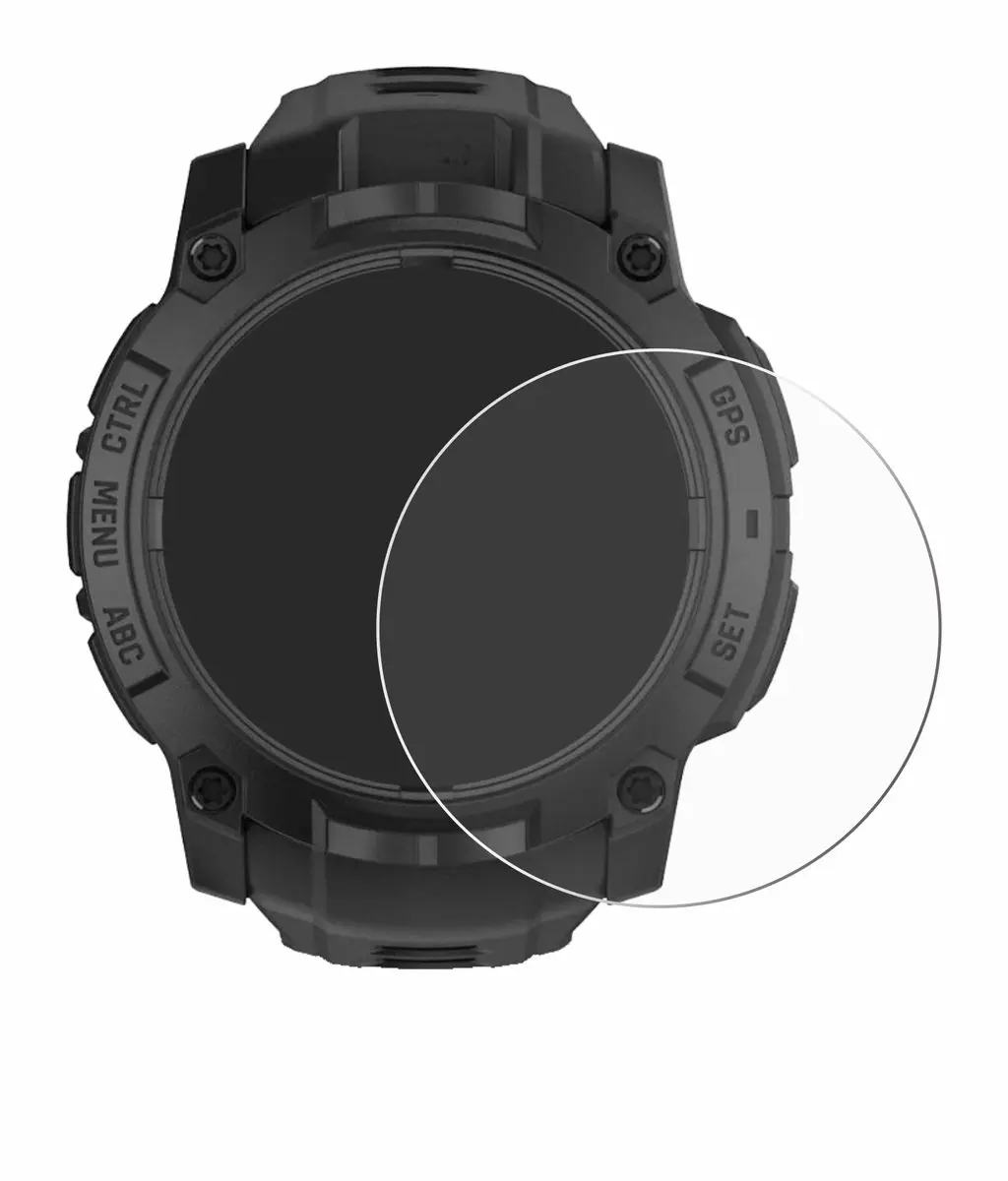 upscreen Screenprotector Garmin Instinct 3 Solar Tactical - afbeelding 5 van 6