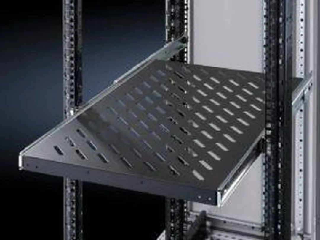 Rittal 5501.725 Apparaatlegbord 19 inch 1,5 HE - 600-900mm Zwart