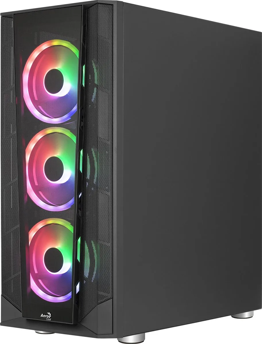 Aerocool Prism ARGB Midi Tower - Zwart
