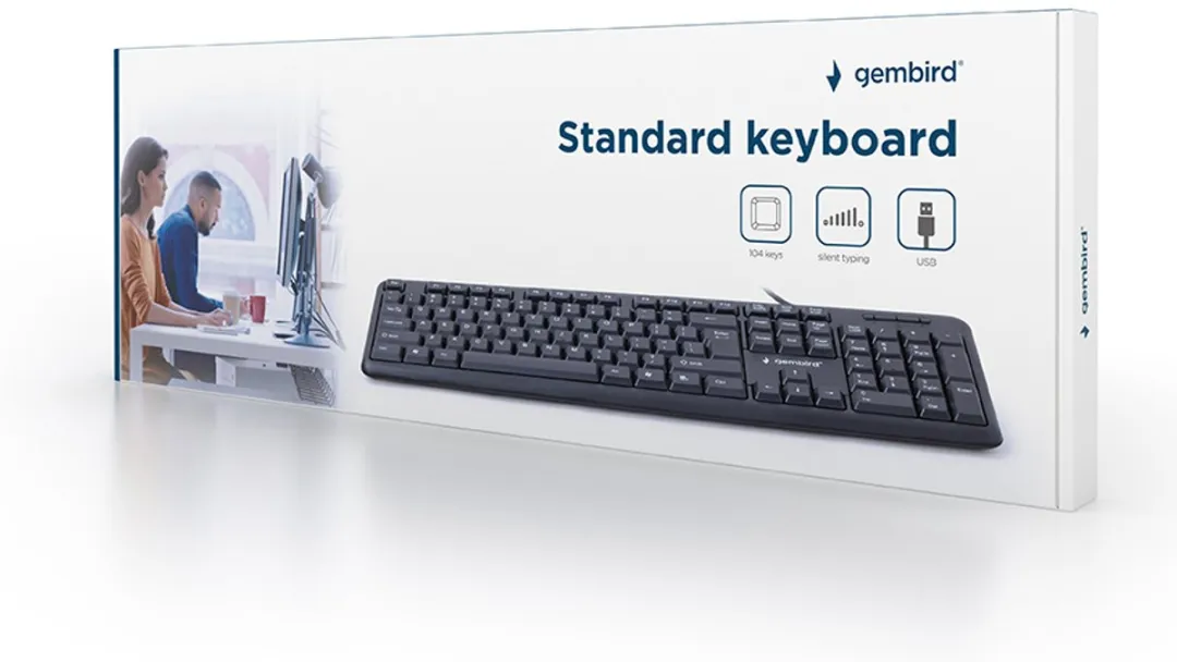 Gembird KB-U-103 USB Toetsenbord Amerikaans