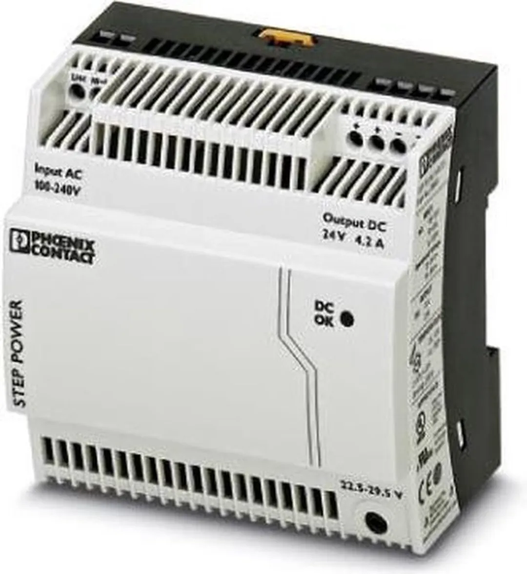 Phoenix Contact STEP-PS/1AC/24DC/4.2 Netvoeding 100W - Zwart/Wit