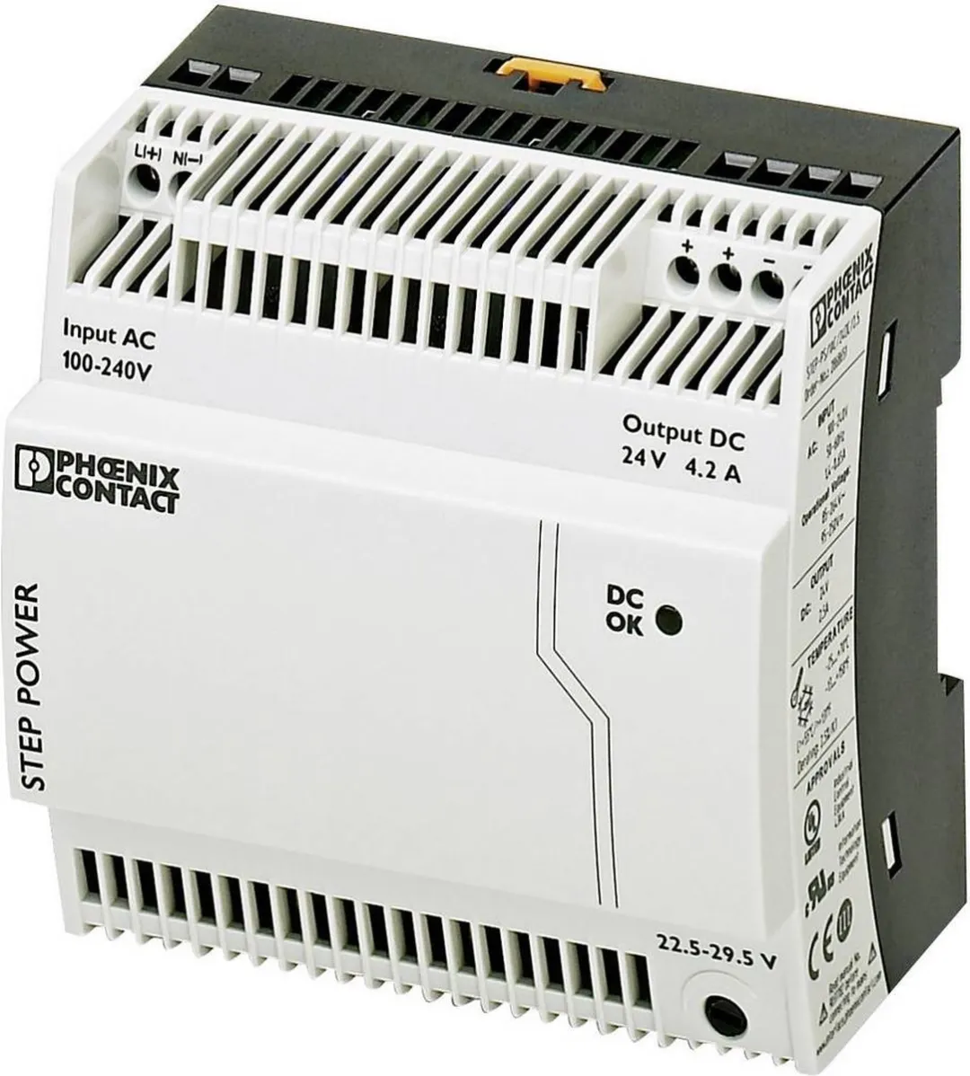 Phoenix Contact STEP-PS/1AC/24DC/4.2 Netvoeding 100W
