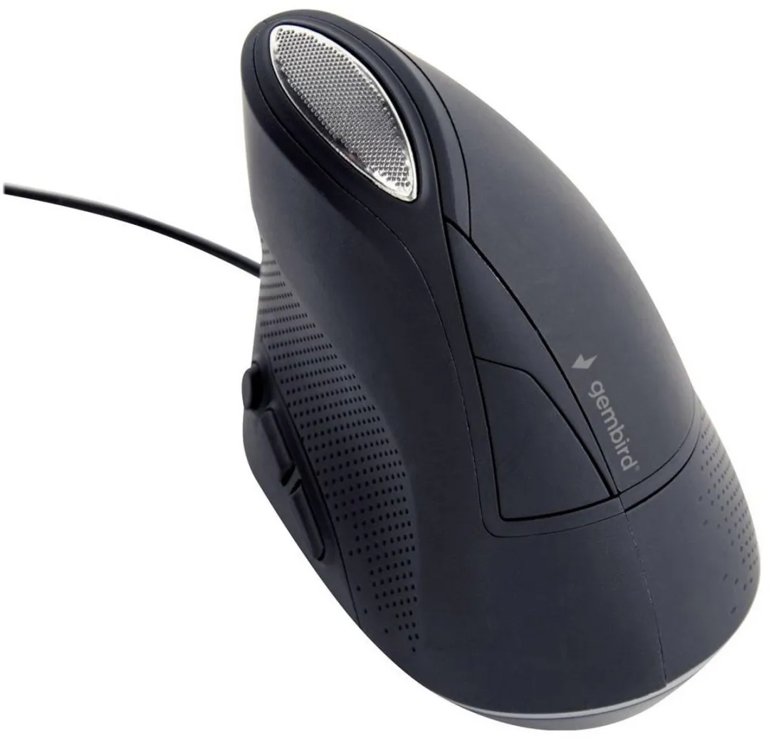 Gembird MUS-ERGO-03 Muis - 3200 DPI - Grijs