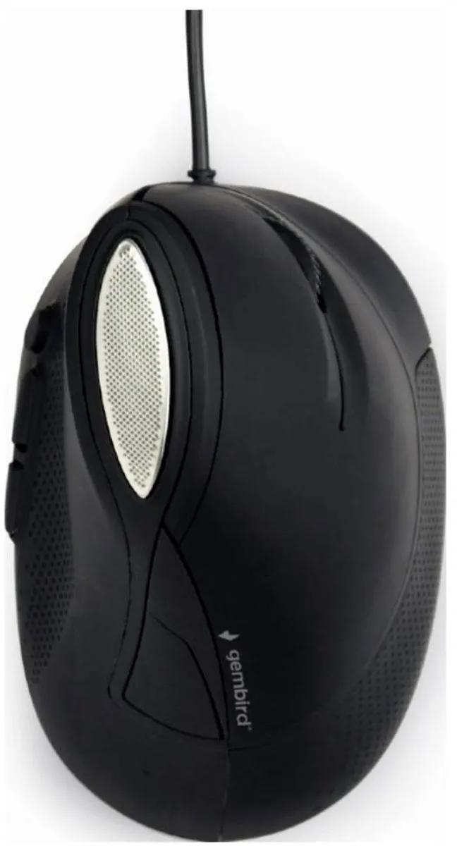 Gembird MUS-ERGO-03 Muis - 3200 DPI - Grijs