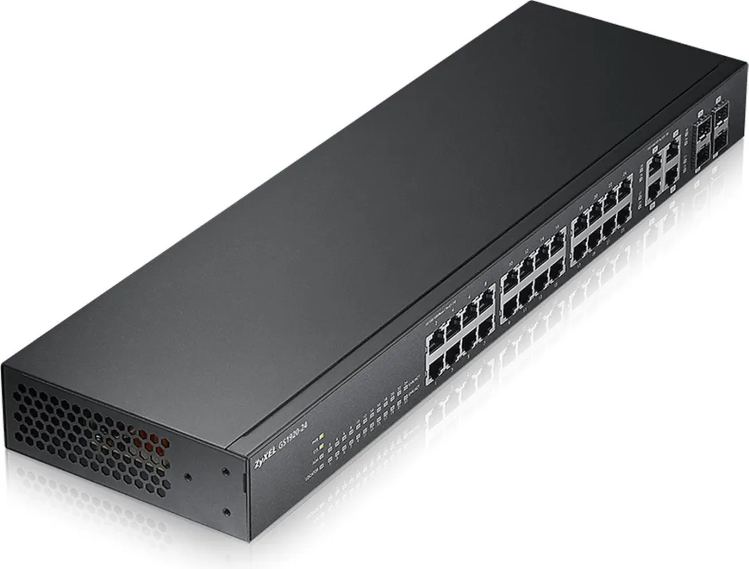 Zyxel GS1920-24 Smart Managed Switch 24x Ethernet - 4x SFP - Wit