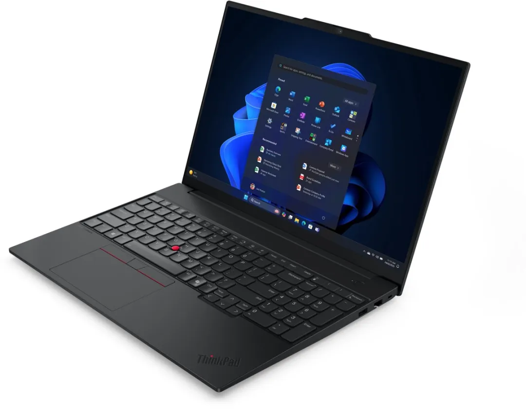 Lenovo ThinkPad E16 Gen 3 AMD Ryzen 5 Laptop 16" WUXGA 16GB 256GB SSD - Zwart