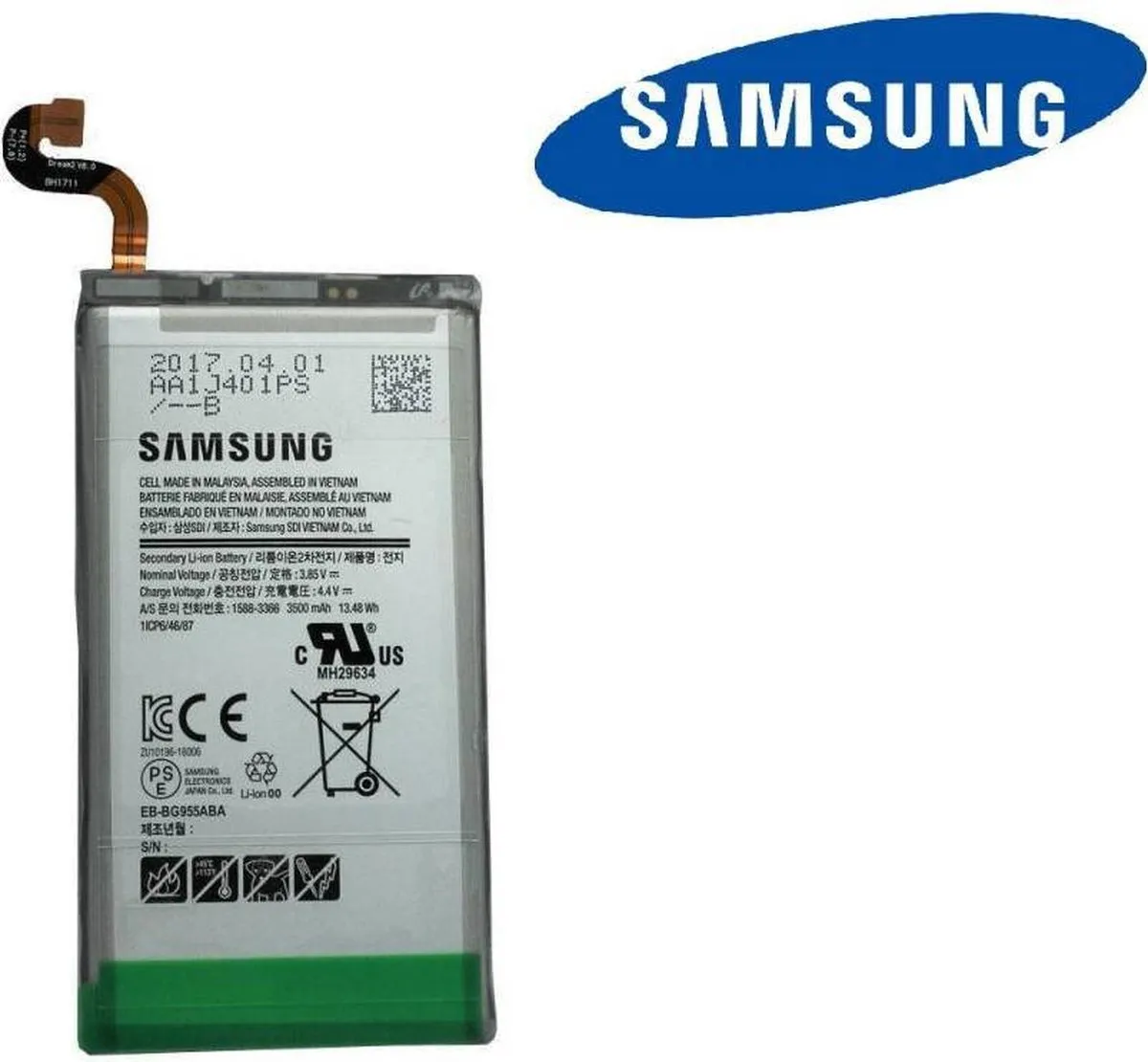 Samsung Galaxy S8 Plus Originele Batterij 3500mAh EB-BG955ABE