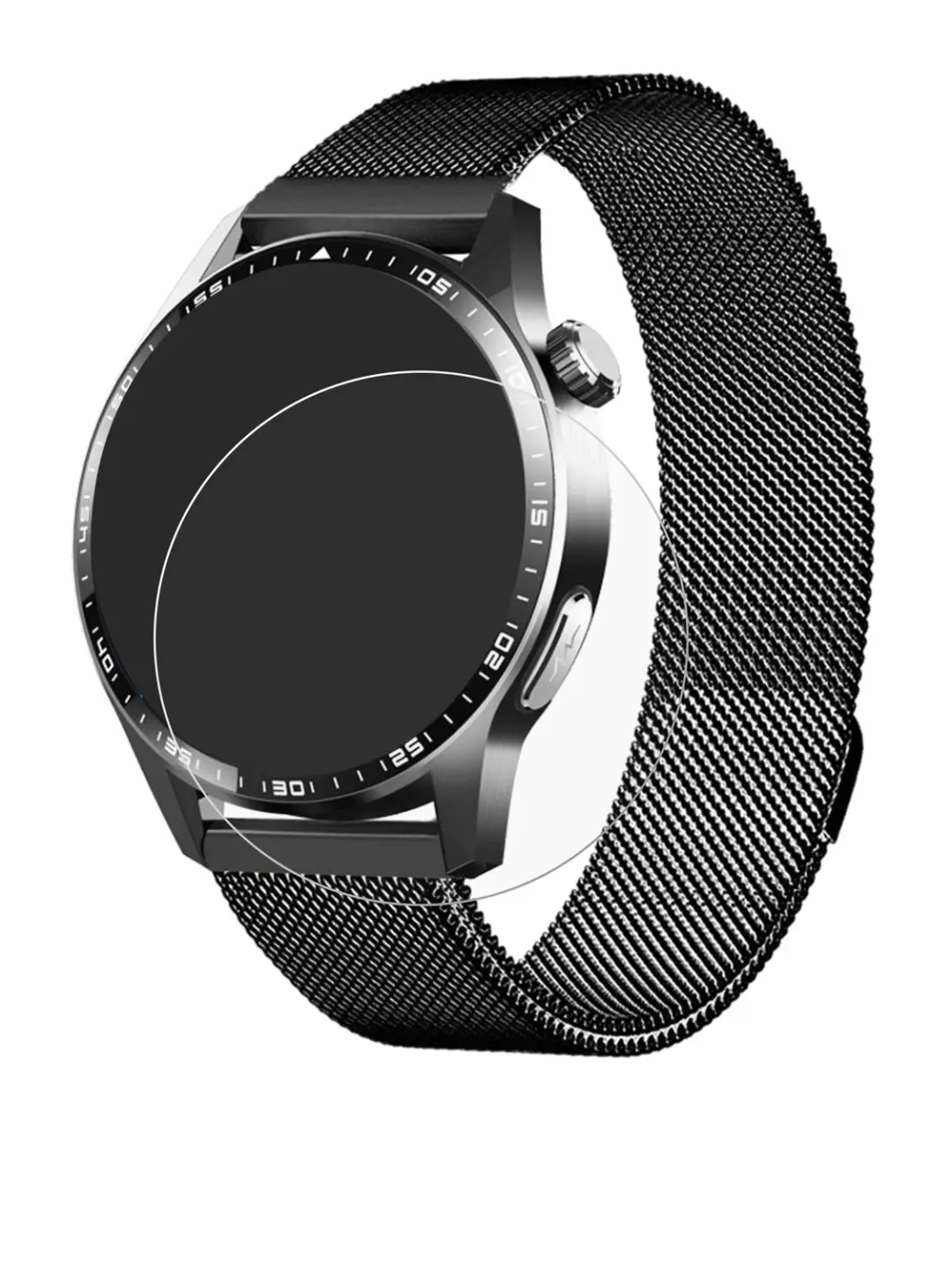 upscreen Mopuea Smartwatch Screenprotector 1.55" - afbeelding 5 van 6