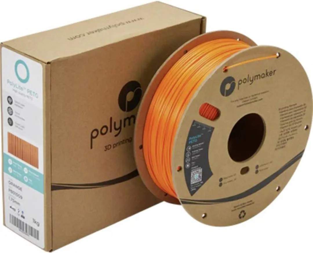 Polymaker PolyLite PETG Filament 1.75mm - 1000g - Oranje